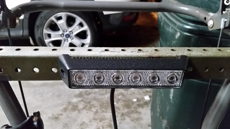 Illustration for article titled I Put A Light Bar On My Snowblower